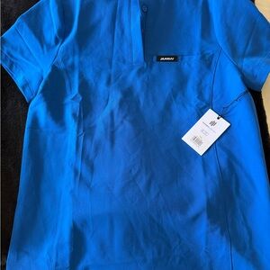 Jaanuu Vibrant Blue Scrub Top